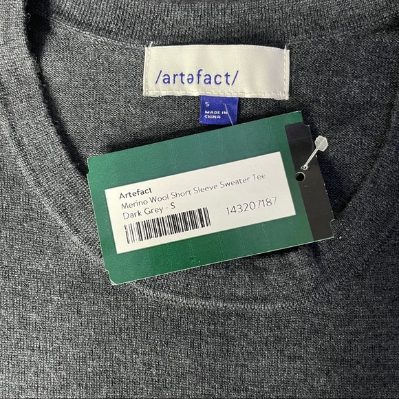 Artefact Merino Wool Short Sleeve Sweater Tee (S) - Picture 2 of 3